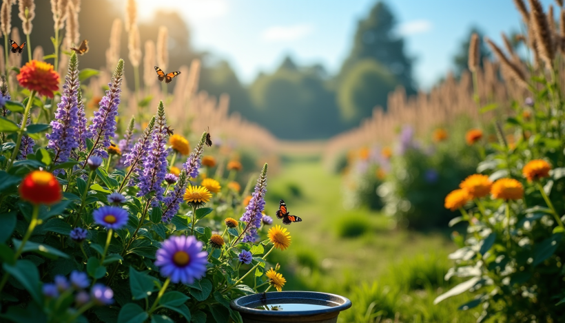 Créer un coin de biodiversité dans son jardin écologique