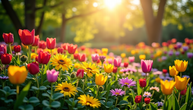Révélez la magie d'un jardin en pleine floraison