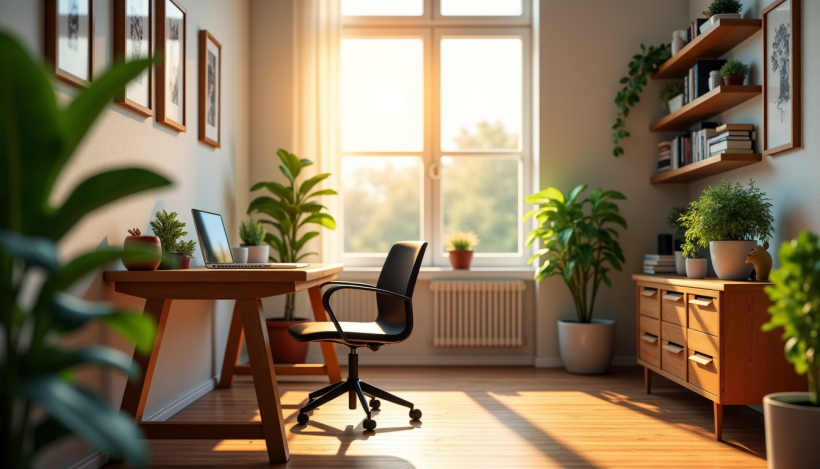 Créer un espace de travail inspirant chez soi