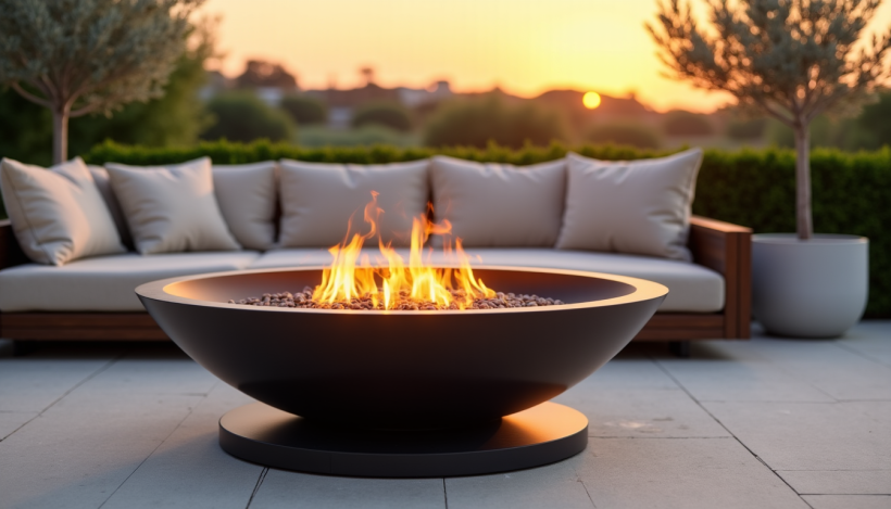 Pourquoi le brasero rond est le meilleur choix pour votre terrasse