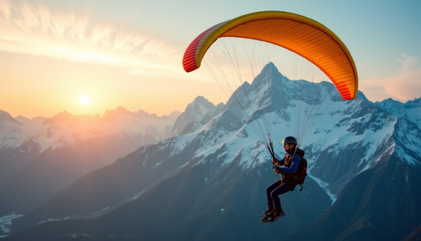 parapente, Mont-Blanc, Chamonix, vol libre
